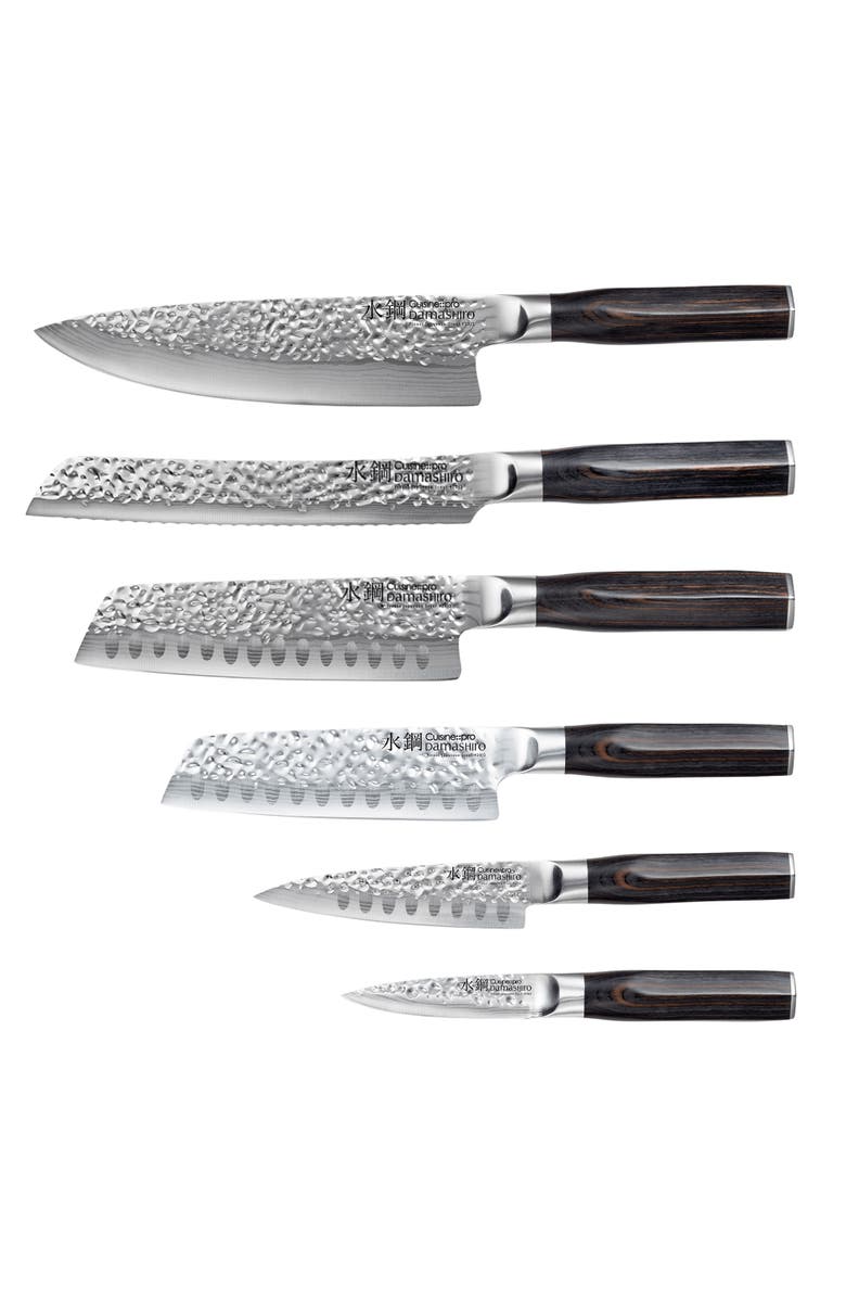 Cuisine::pro<sup>®</sup> Damashiro EMPEROR<sup>®</sup> Shi 7-Piece Knife Block, Alternate, color, Silver