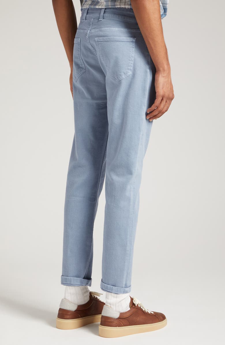 Eleventy Five-Pocket Stretch Denim Pants, Alternate, color, Denim