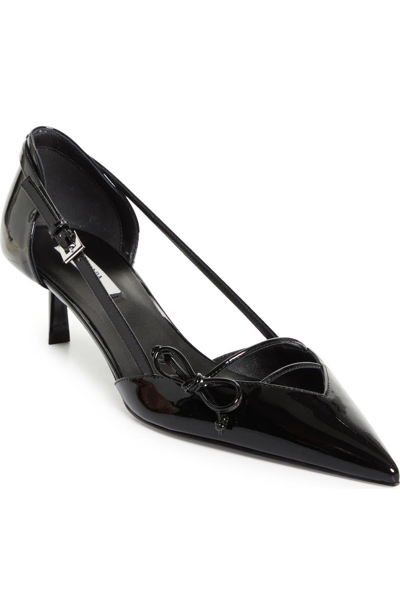 Prada Pointed Toe Pump, Main, color, Nero