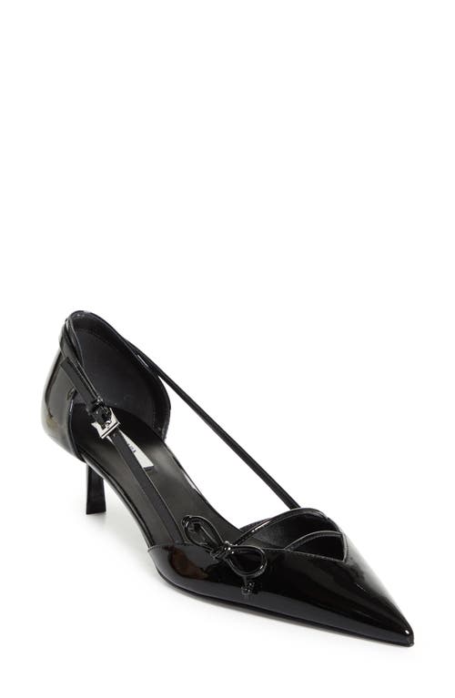 Prada Pointed Toe Pump In Black