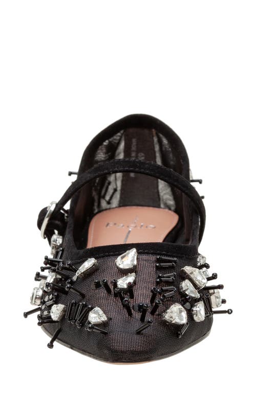 Linea Paolo Maison Embellished Mary Jane Flat In Black