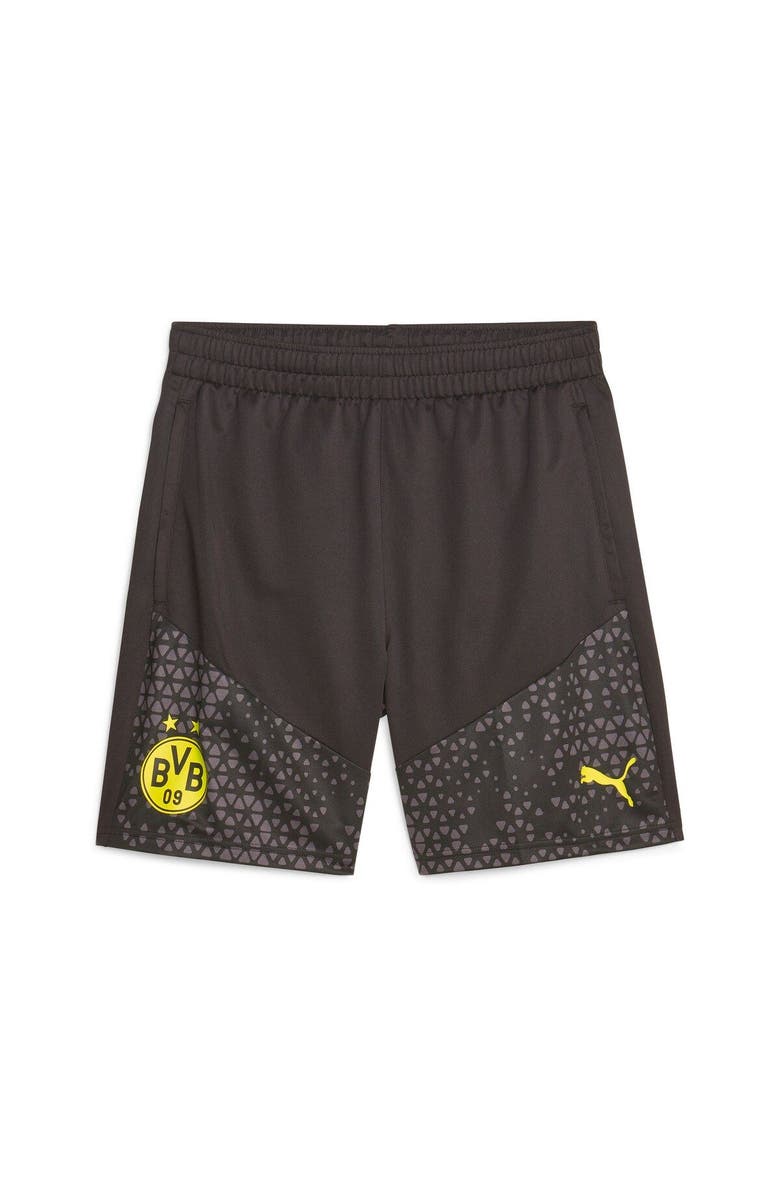 PUMA Men's Puma  Black Borussia Dortmund 2023/24 Training Shorts, Alternate, color, 
