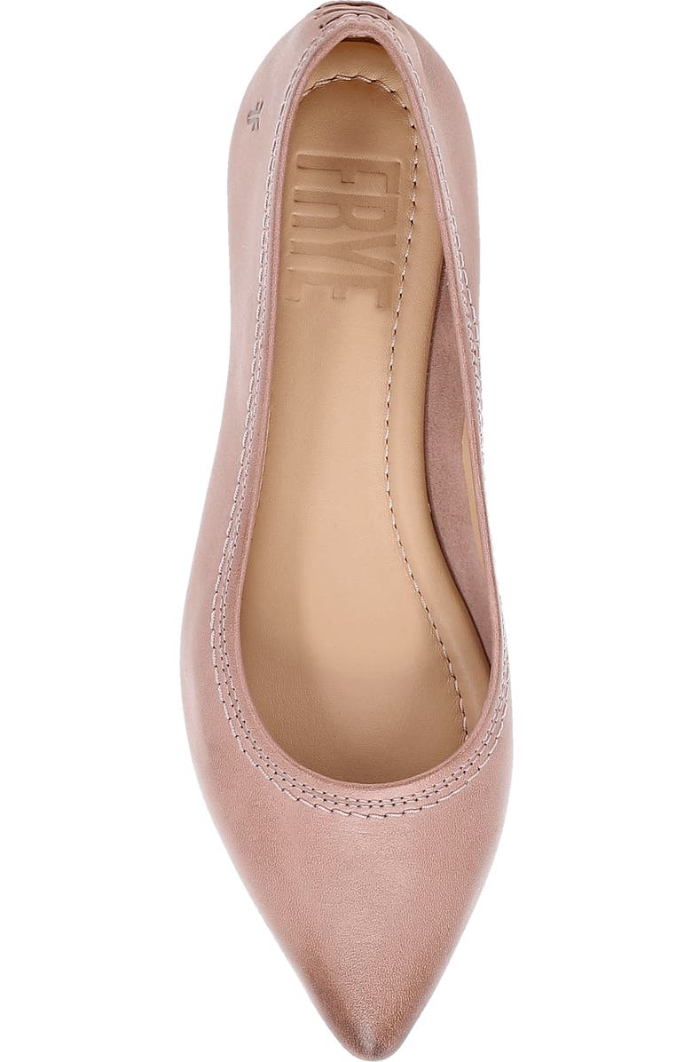 Frye Heather Pointed Toe Ballet Flat, Alternate, color, Woodrose