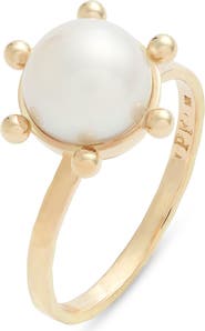 Poppy Finch Bubble Cultured Pearl Ring