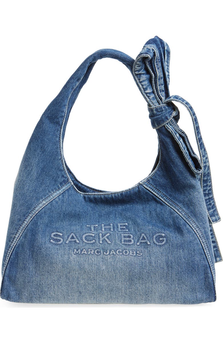 Marc Jacobs The Bow Denim Sack Bag, Main, color,