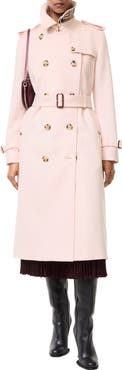 Burberry Long Cashmere Kensington Trench Coat