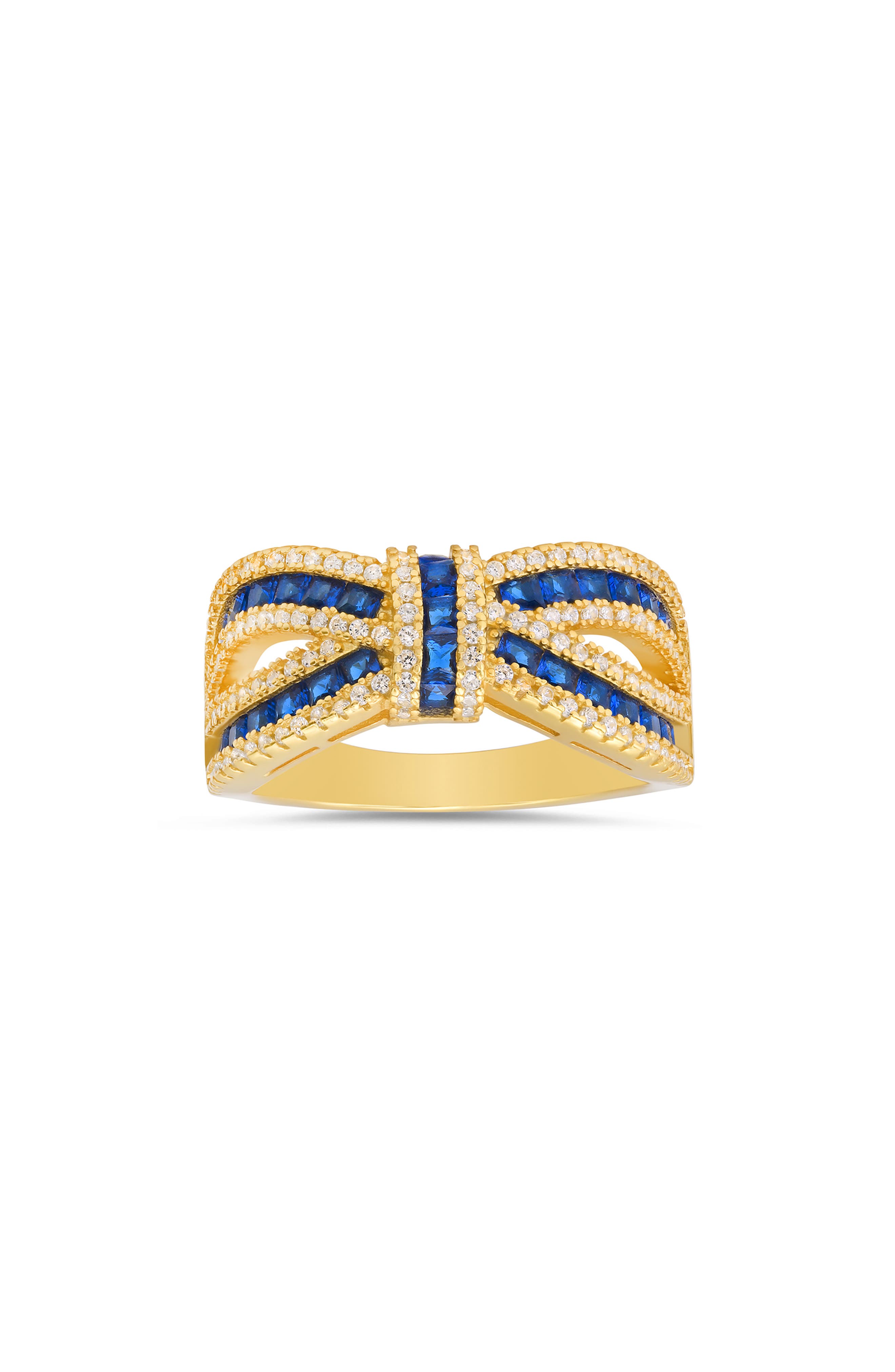 Cubic Zirconia Love Knot Ring