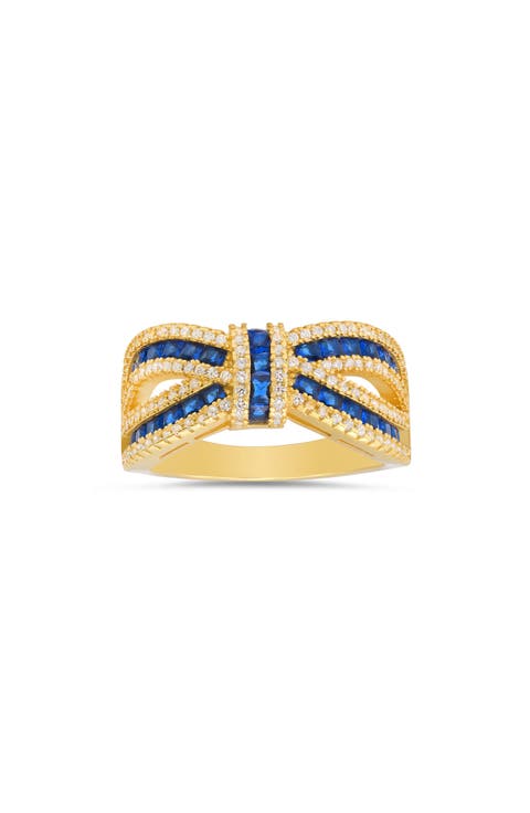 Cubic Zirconia Love Knot Ring