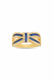 Cubic Zirconia Love Knot Ring