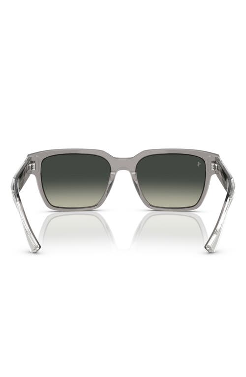 Scuderia Ferrari 55mm Gradient Square Sunglasses In Gray