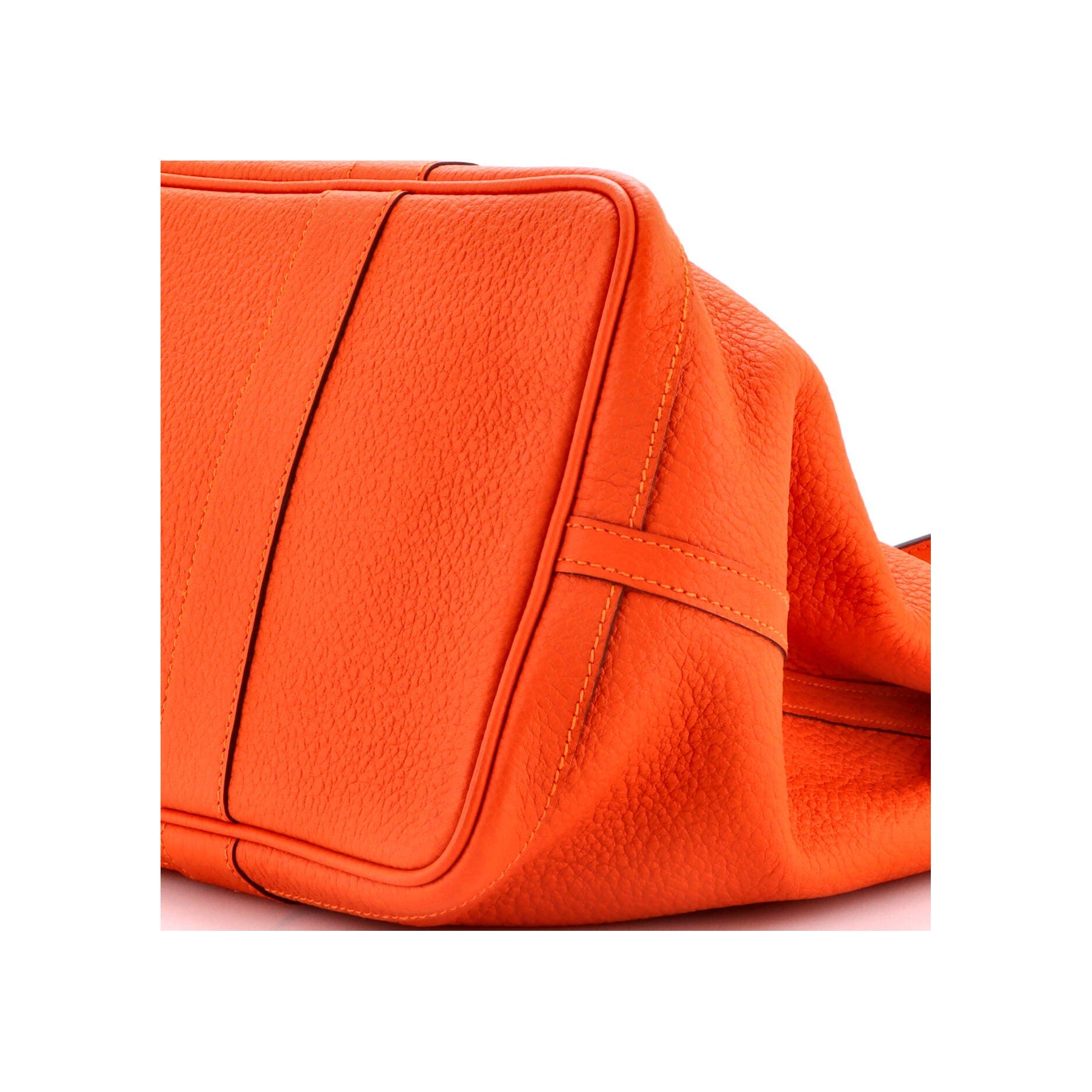 Garden Party Tote Leather 36, Alternate, color, Orange