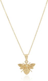 The Lovery Fine Jewelry Gold Bee Necklace