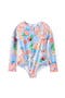  Dawn Blue Tropical Floral