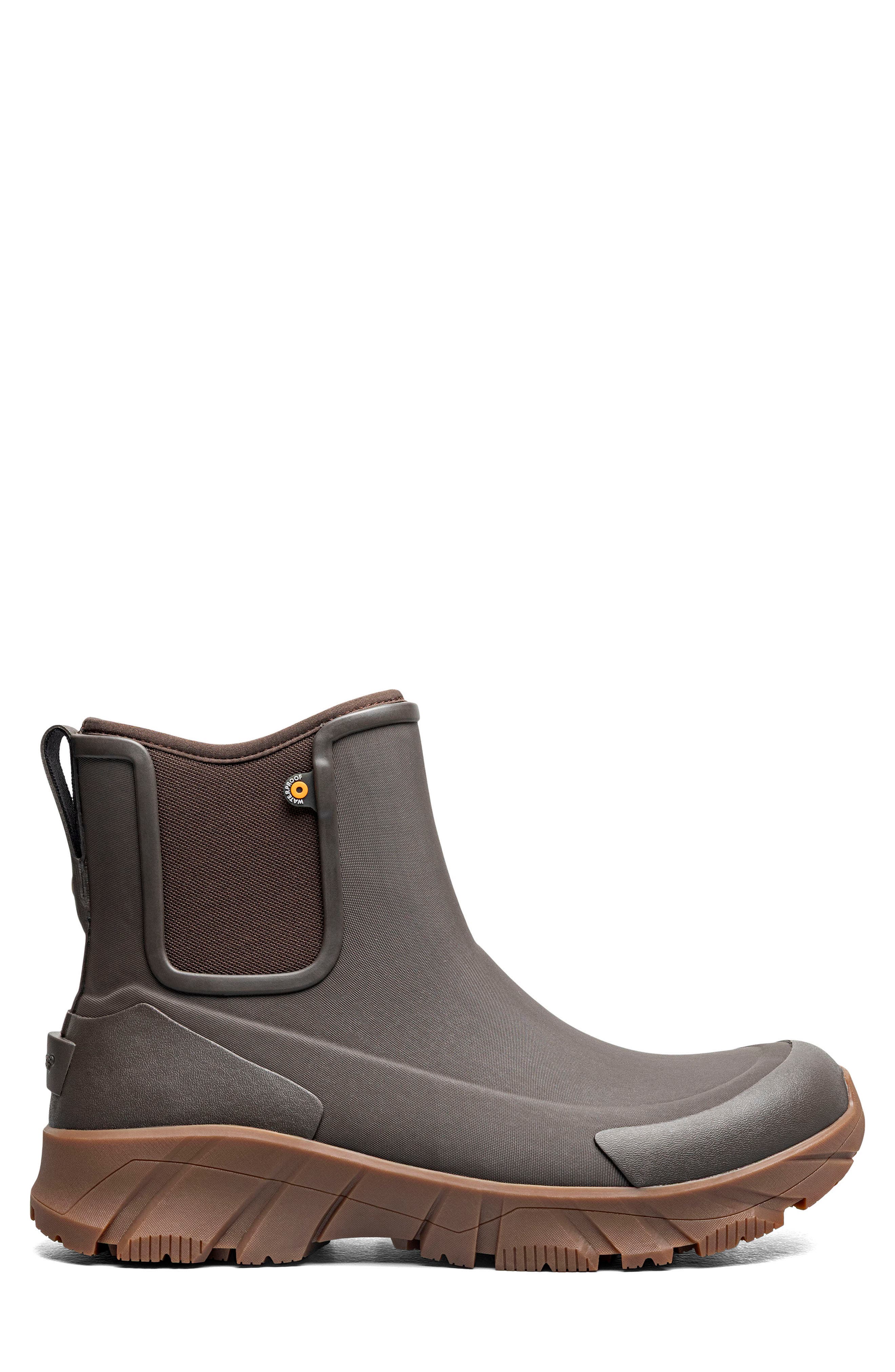 Arcata II Waterproof Chelsea Boot, Alternate, color, DARK BROWN