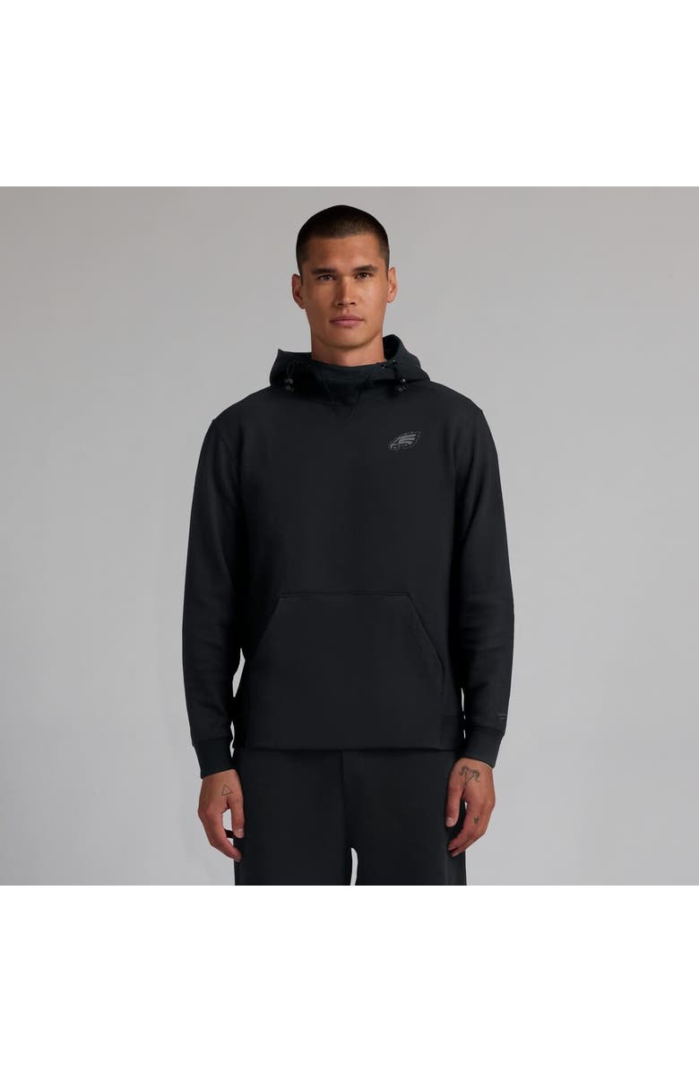 FANATICS Unisex Fanatics Black Philadelphia Eagles Front Office Tonal Tri-Blend Pullover Hoodie, Alternate, color,