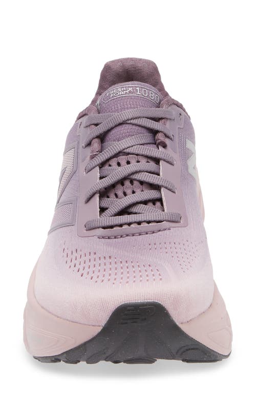 New Balance Fresh Foam X 1080 V14 Running Shoe In Dark Ice Wine/twilight Haze