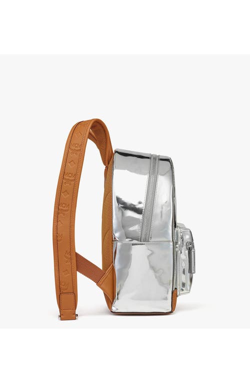 Mcm Stark Leather Backpack Small In Multi