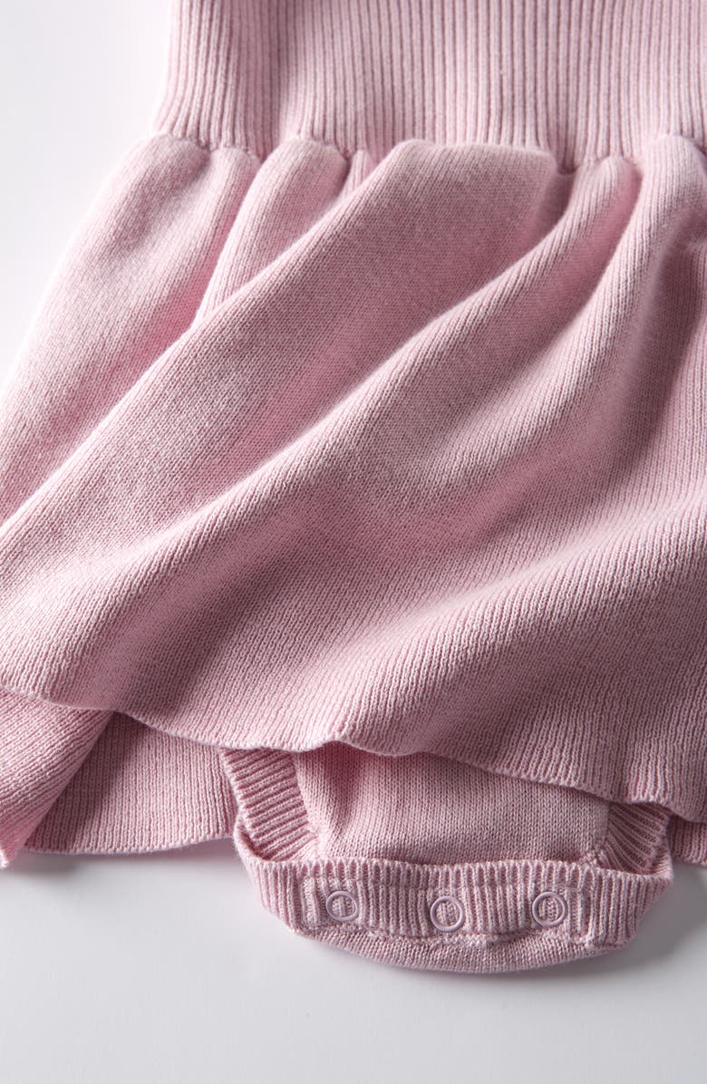 Nordstrom Ruffle Accent Skirted Sweater Bodysuit, Alternate, color, Purple Fragrant