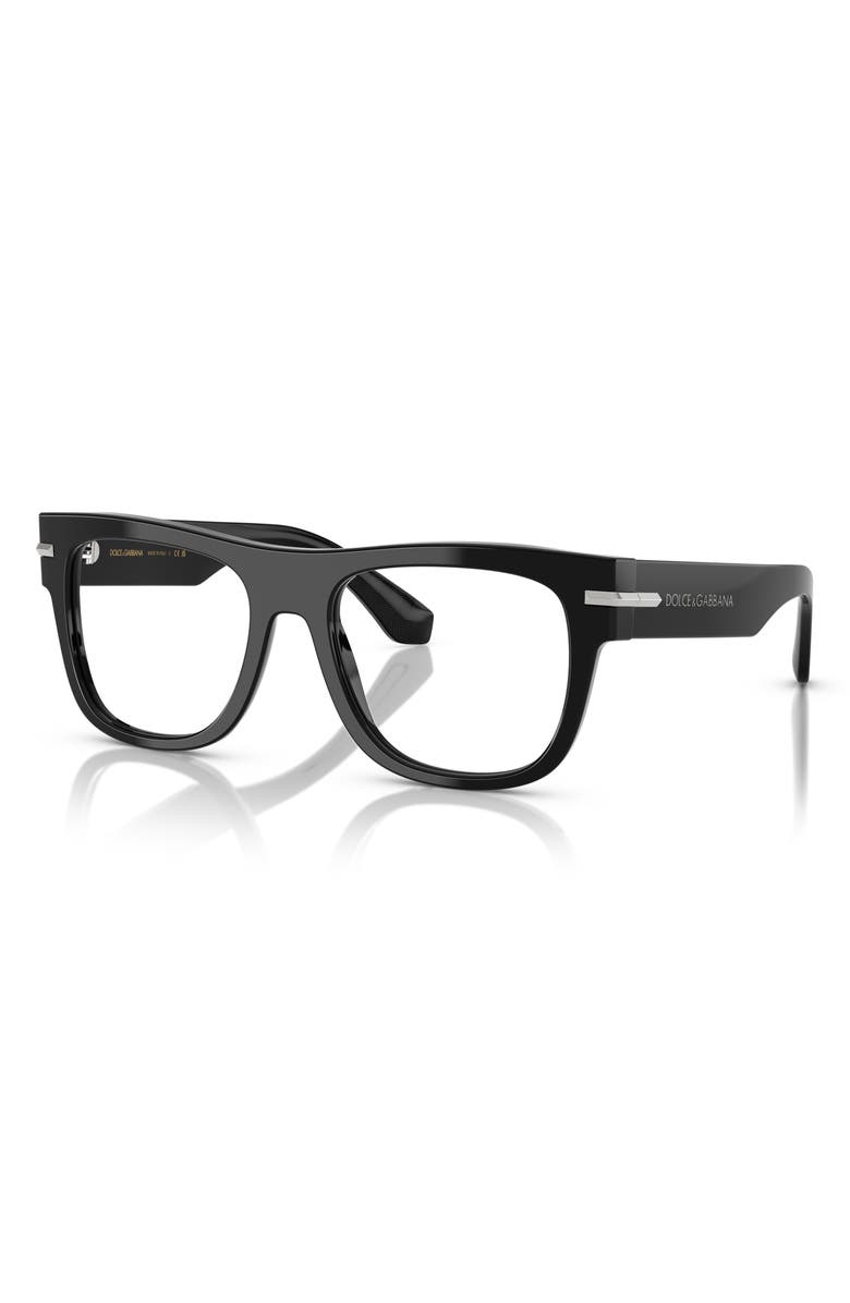 Dolce&Gabbana 54mm Square Optical Glasses, Alternate, color, 