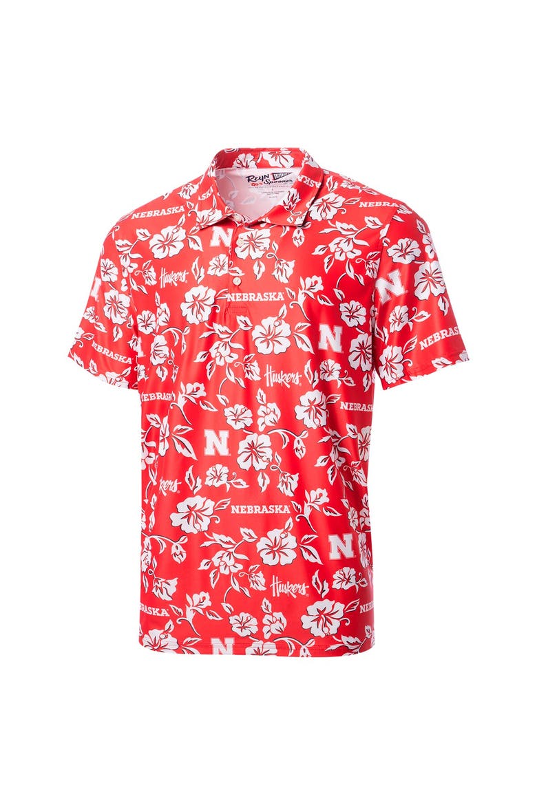 Men's Reyn Spooner Scarlet Nebraska Huskers Performance Polo, Alternate, color, Scarlet
