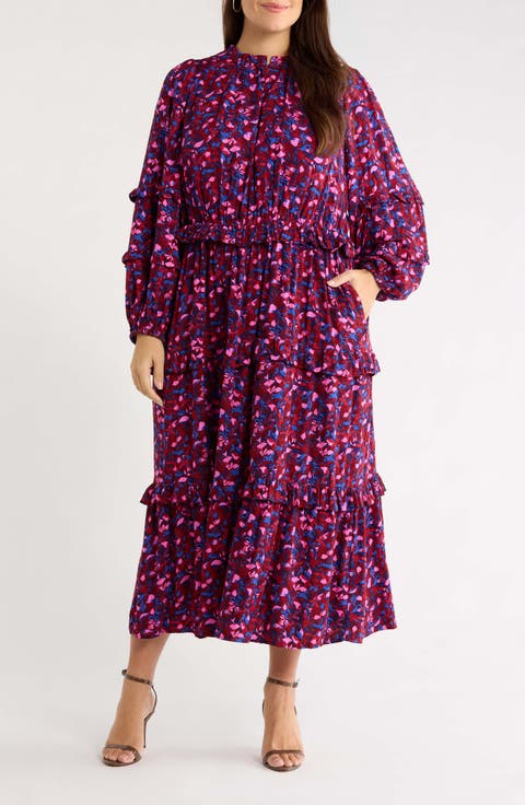Iveny Tiered Maxi Dress
