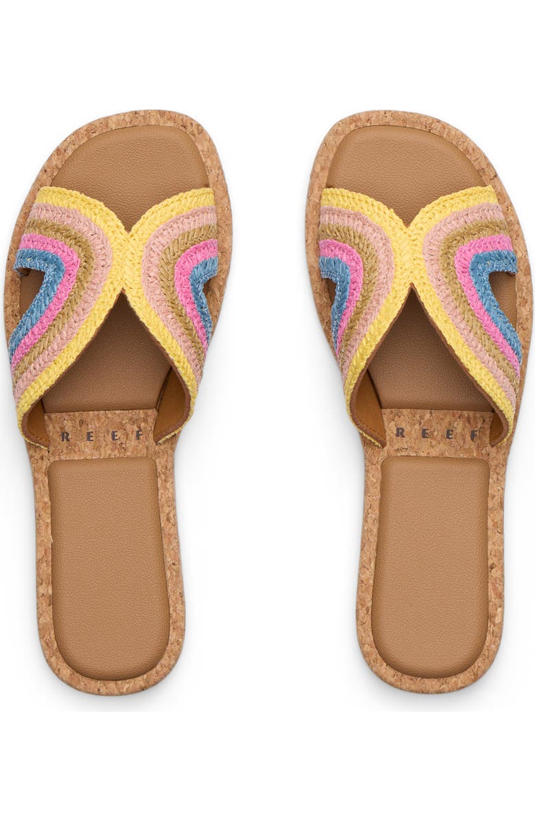 Reef Willow Woven Slide Sandal, Alternate, color, Sunset