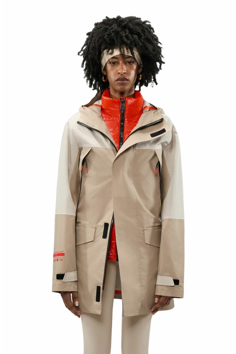 Unisex  Valmorel 3-In-1 Hooded Raincoat, Main, color, Stone