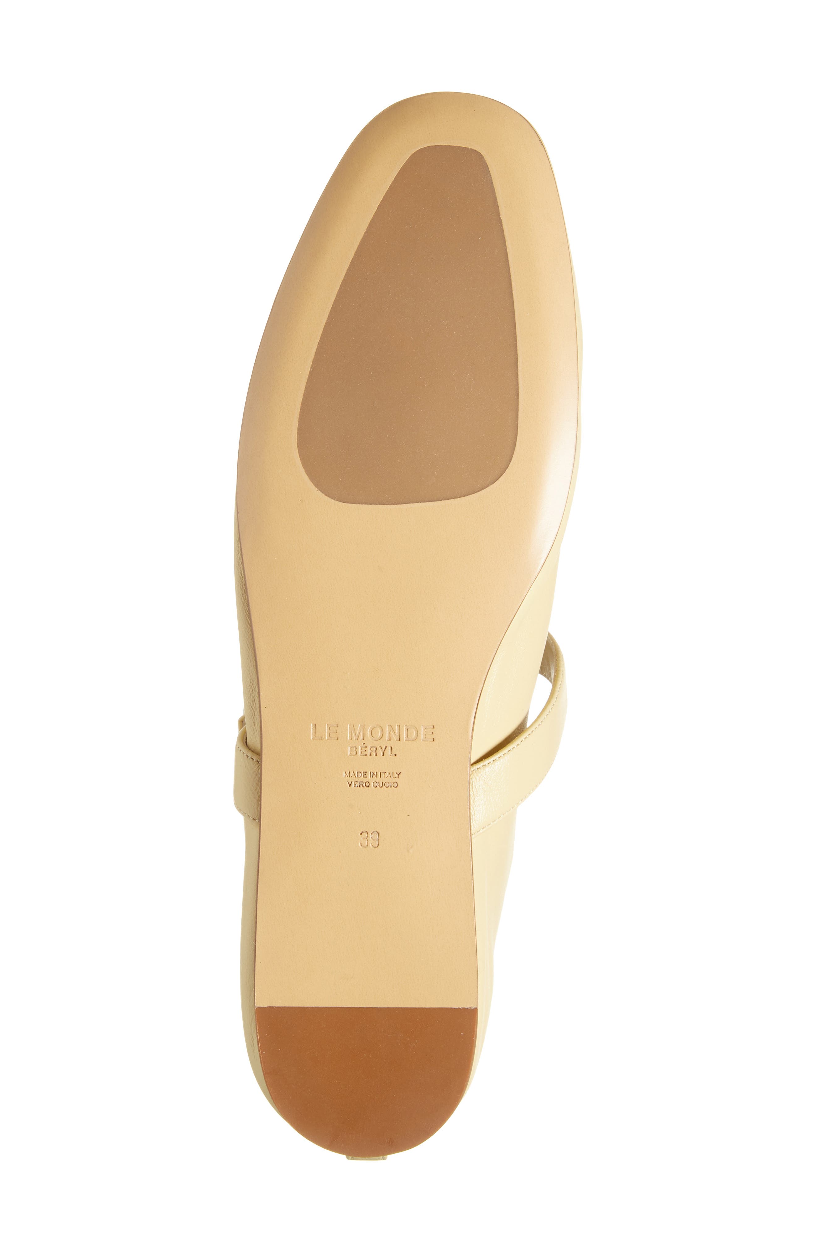 Le Monde Beryl Stella Mary Jane Flat, Alternate, color, Custard