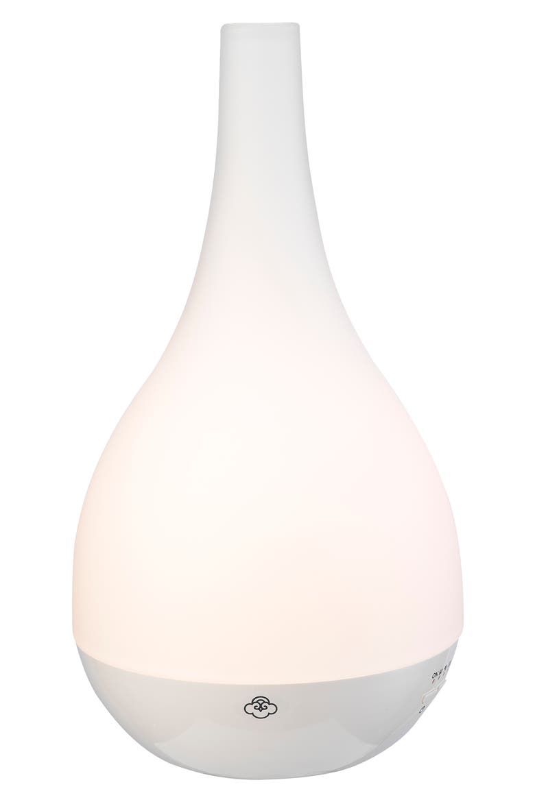 Comet Glass Ultrasonic Aroma Diffuser, Alternate, color, WHITE