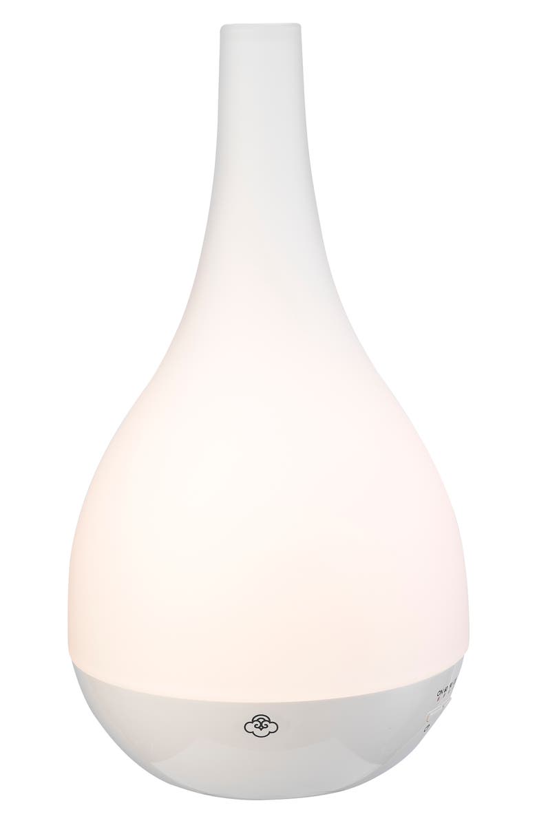 SERENE HOUSE Comet Glass Ultrasonic Aroma Diffuser, Alternate, color, White