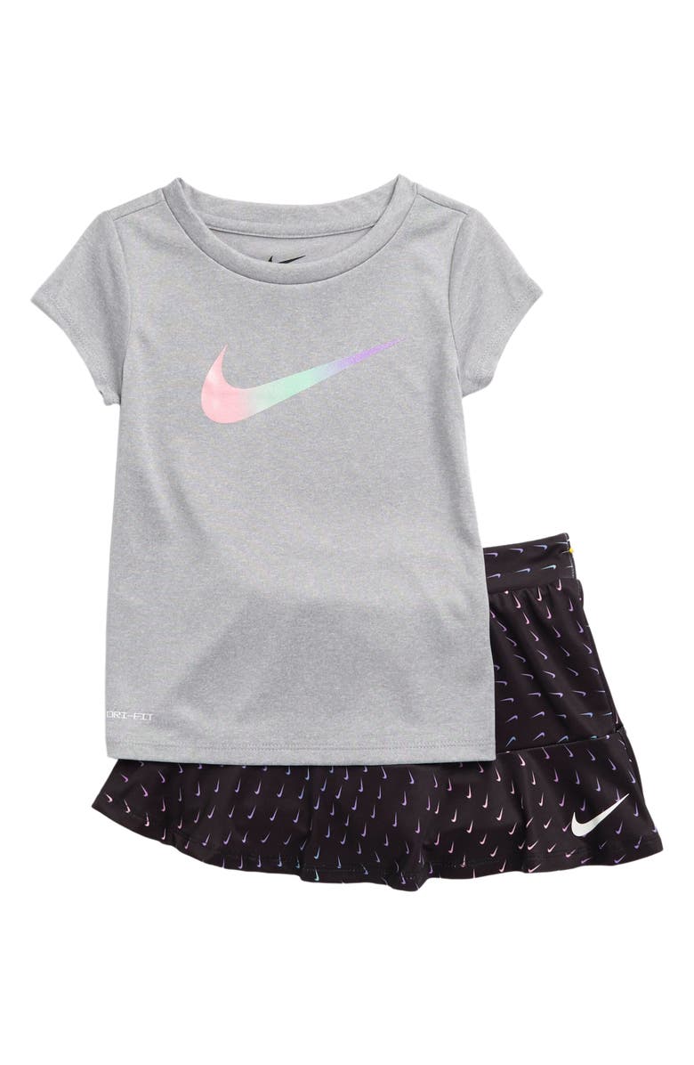 Nike Kids' Essentials Dri-FIT T-Shirt & Skort Set, Main, color, 