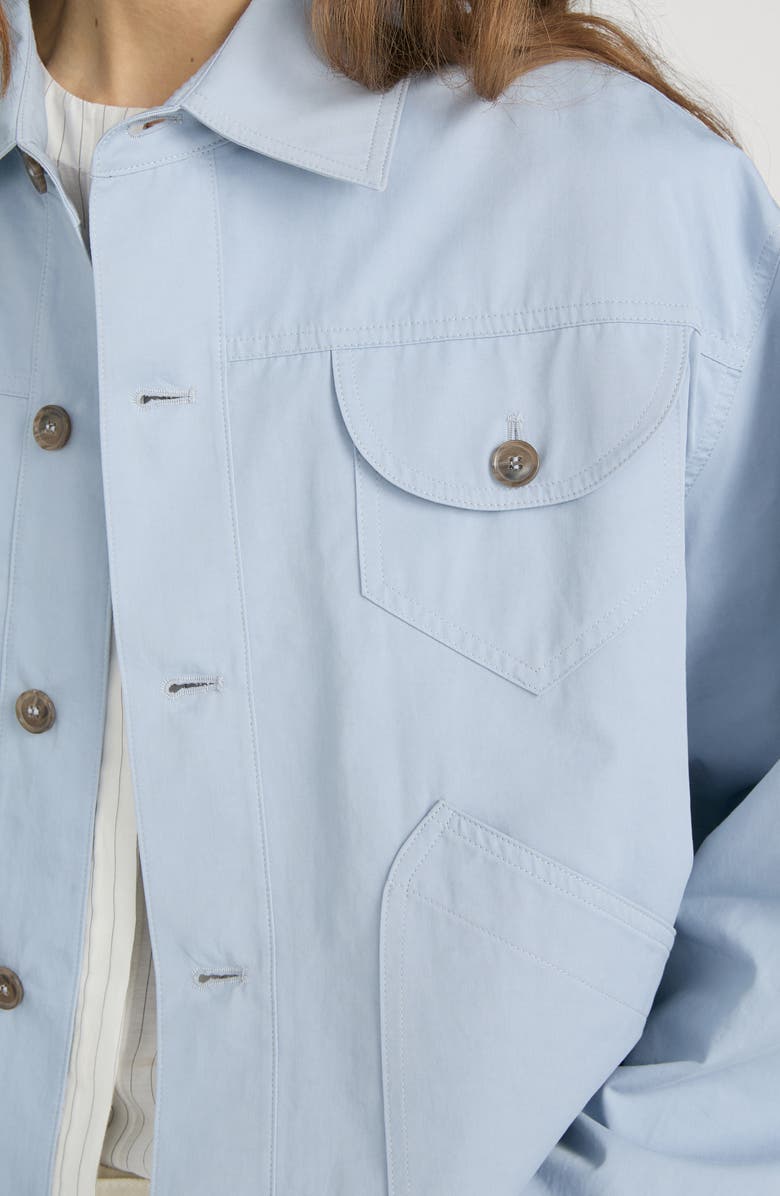 FRAME The Utility Jacket, Alternate, color, Sky Blue