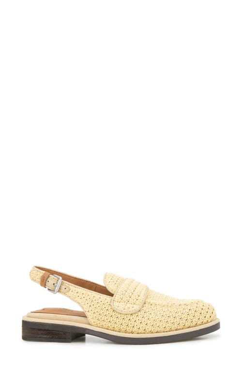 GENTLE SOULS BY KENNETH COLE GENTLE SOULS CALEB SLINGBACK RAFFIA LOAFER FLAT 