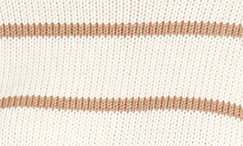 Shop Fifteen Twenty Luca Stripe Crewneck Sweater In Ivory Stripe