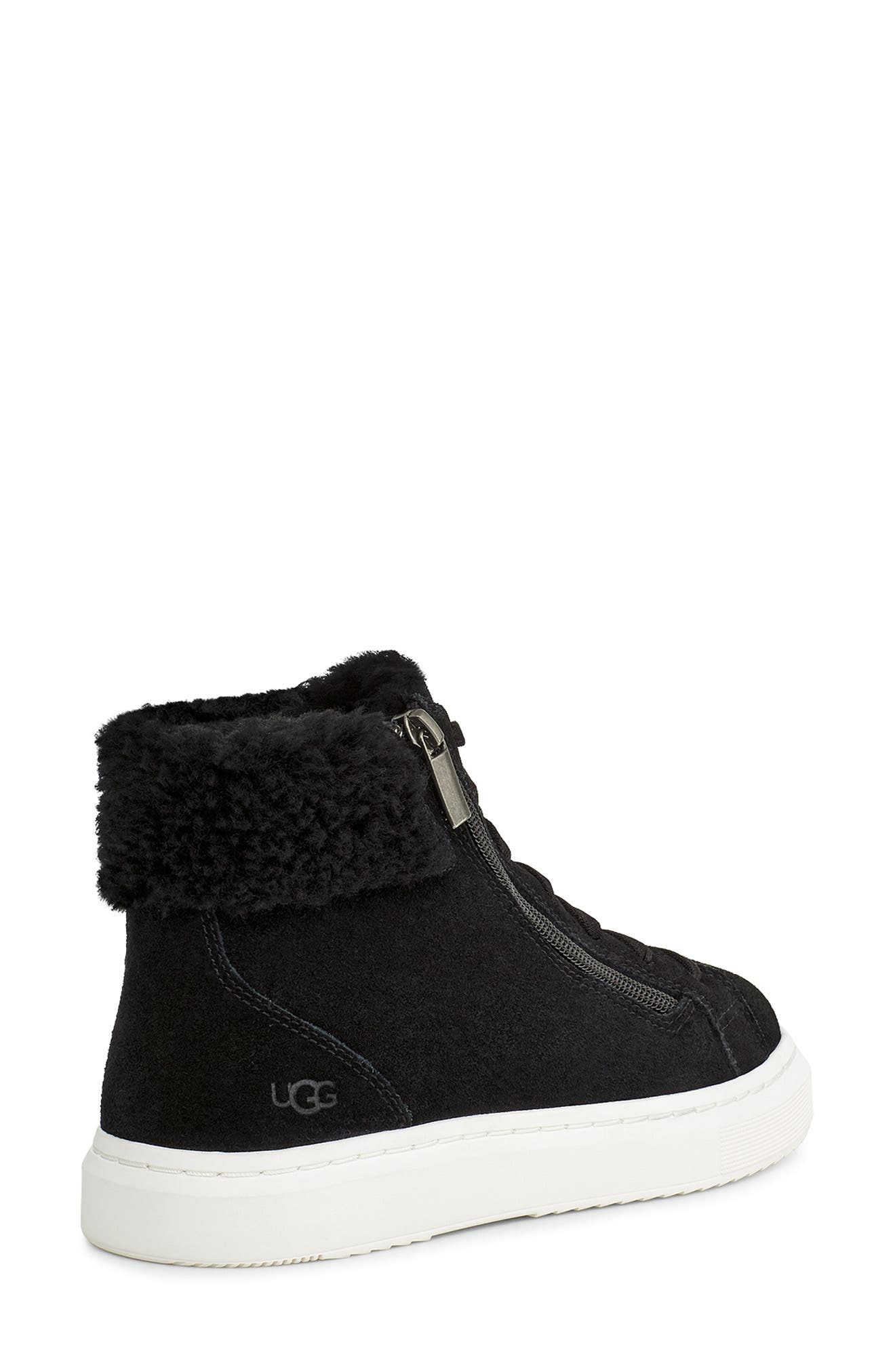 UGG<sup>®</sup> Alameda Zip Mid Sneaker, Alternate, color, 