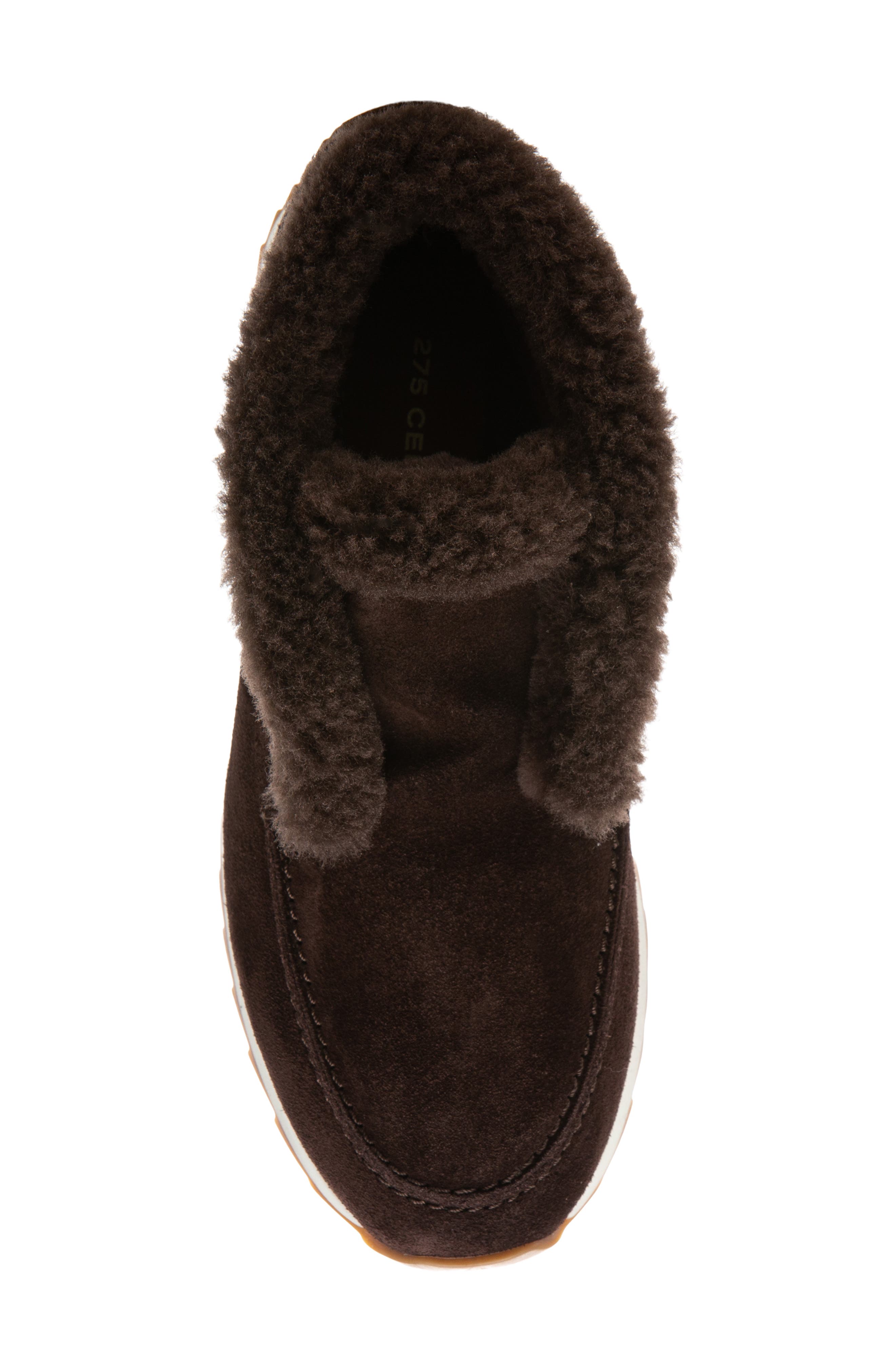 Quebec Faux Fur Trim Bootie, Alternate, color, MOCHA