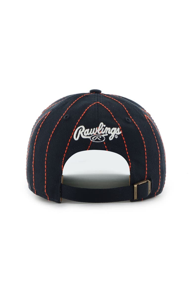 '47 Men's '47 x Rawlings Navy Detroit Tigers Pinstripe Hitch Adjustable Hat, Alternate, color, Navy