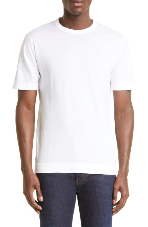 Tシャツ・カットソー JOHN SMEDLEY Men T Shirts ISISCO WHT WHITE Men's John Smedley Designer T-Shirts | Nordstrom
