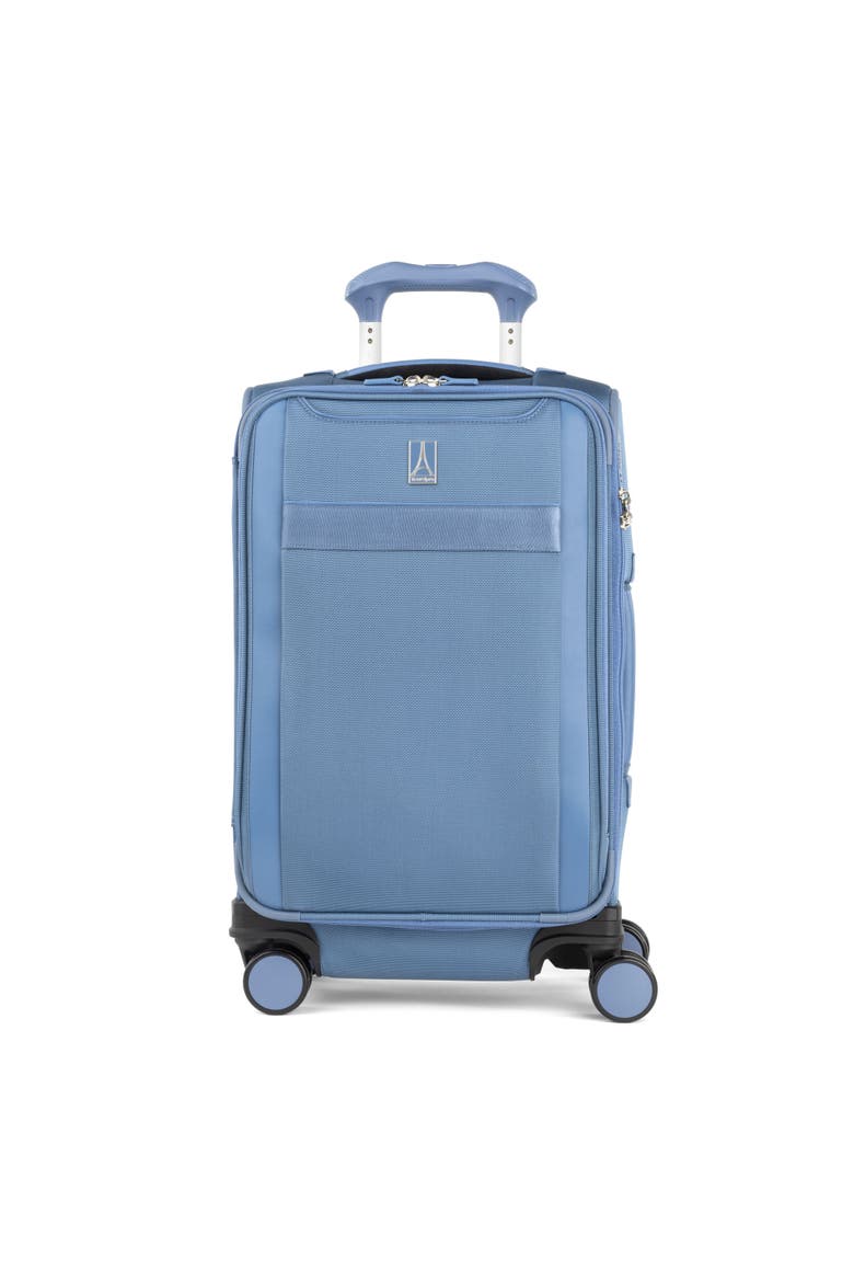 Versapack + Lightweight Softside Expandable 21" Carry On Spinner Luggage, Main, color, Elemental Blue