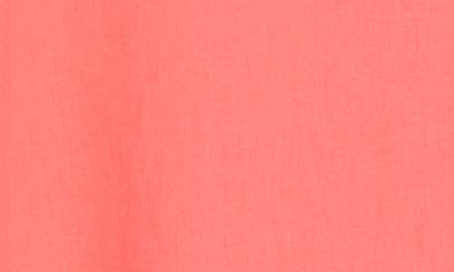 CASLON CASLON® DOUBLE POCKET LINEN BLEND CAMP SHIRT