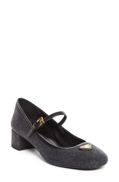 Cashmere Mary Jane Pump