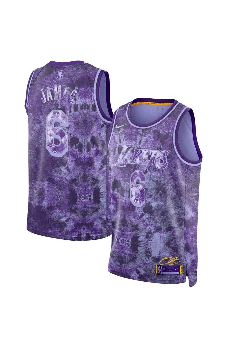 Nike Unisex Nike LeBron James Purple Los Angeles Lakers Select Series Swingman Jersey, Main, color, Purple