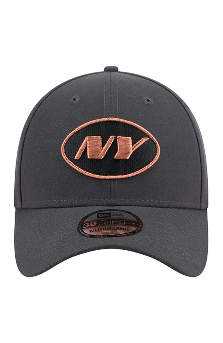 New Era Men's New Era  Gray New York Jets Empire 39THIRTY Flex Hat, Alternate, color, Gray