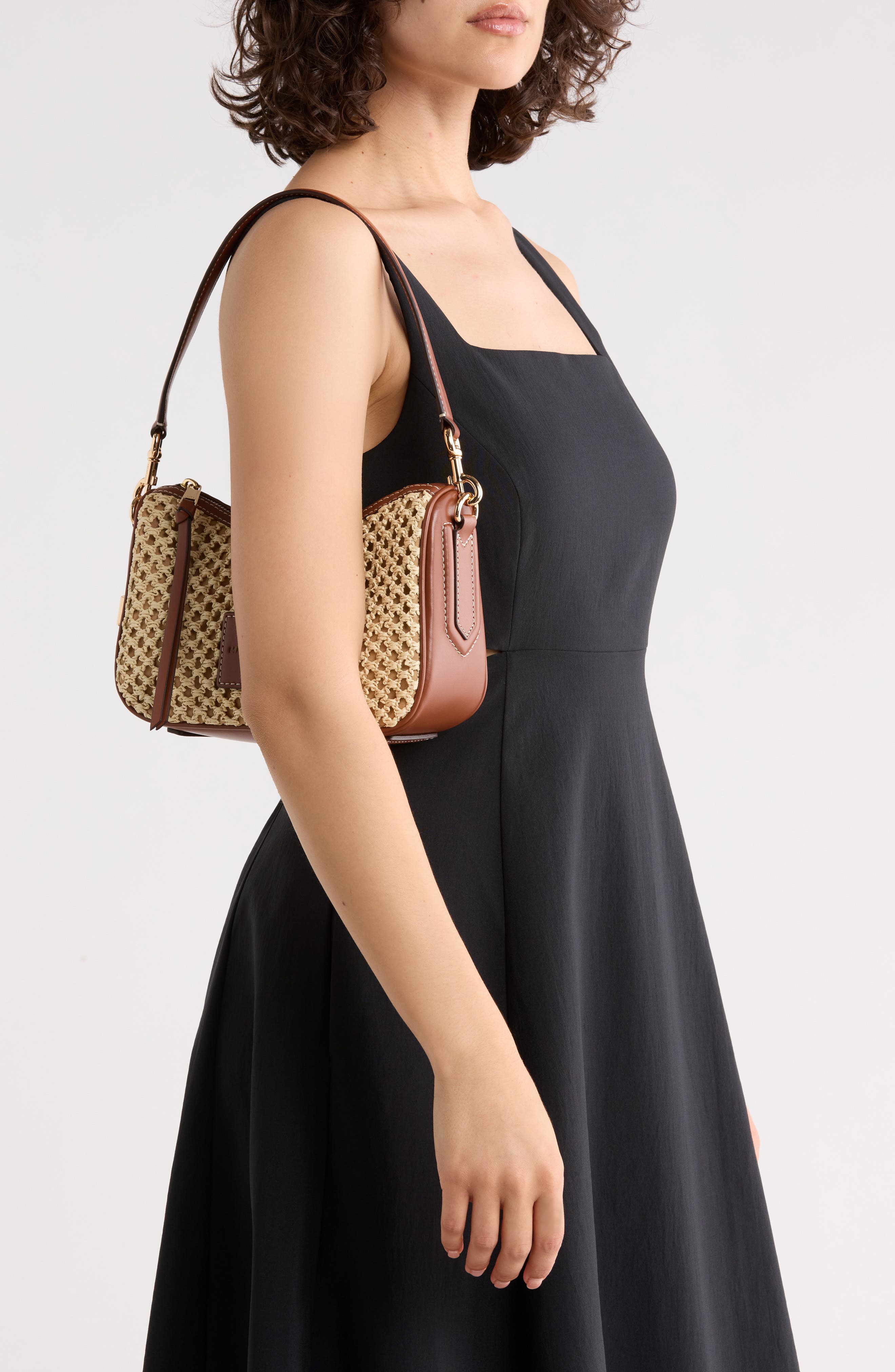 Marc Jacobs Small Convertible Crossbody Bag, Alternate, color, Natural