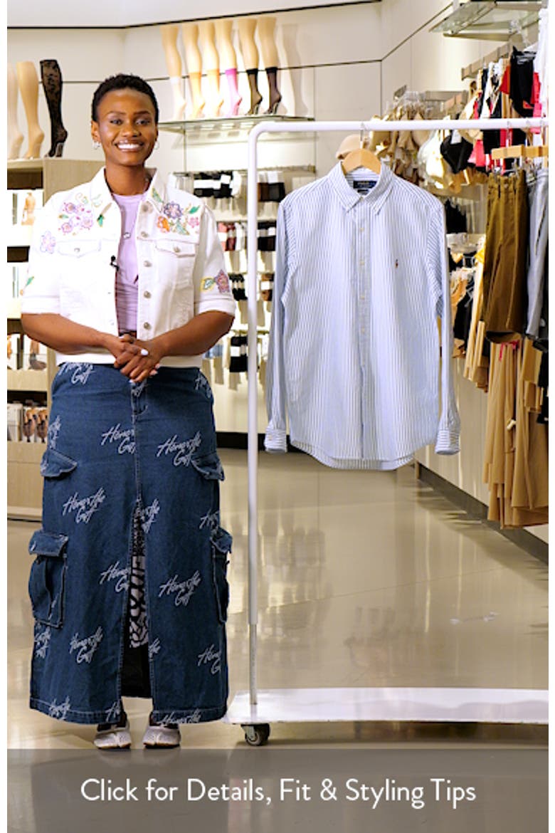 Classic Fit Stripe Seersucker Button-Down Shirt video
