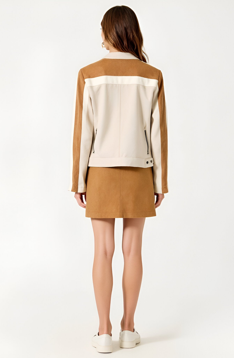 Modenaire Colorblock Jacket with Zip Pockets, Alternate, color, 