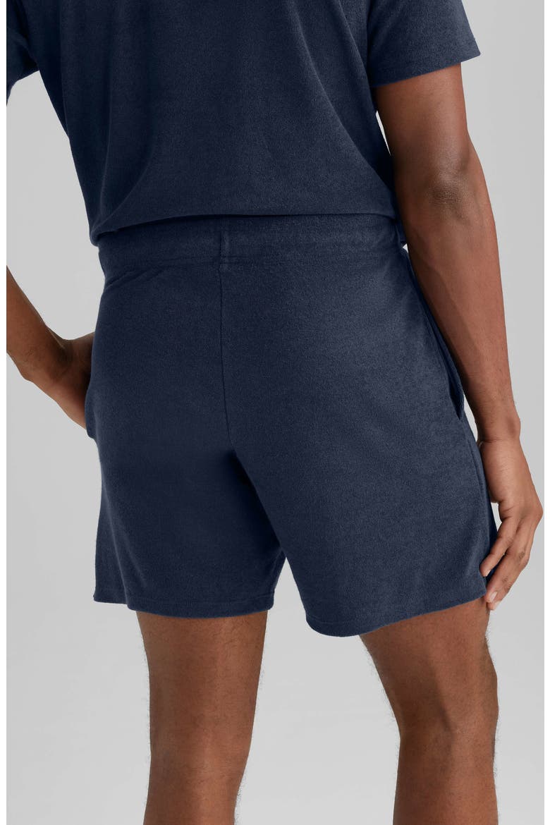 Cabana Terry Shorts, Alternate, color, DRESS BLUES