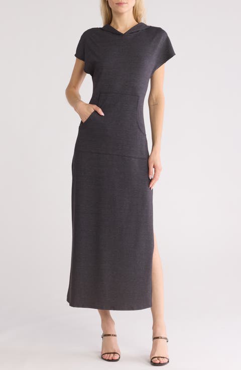 Short Sleeve Hoodie Dress
