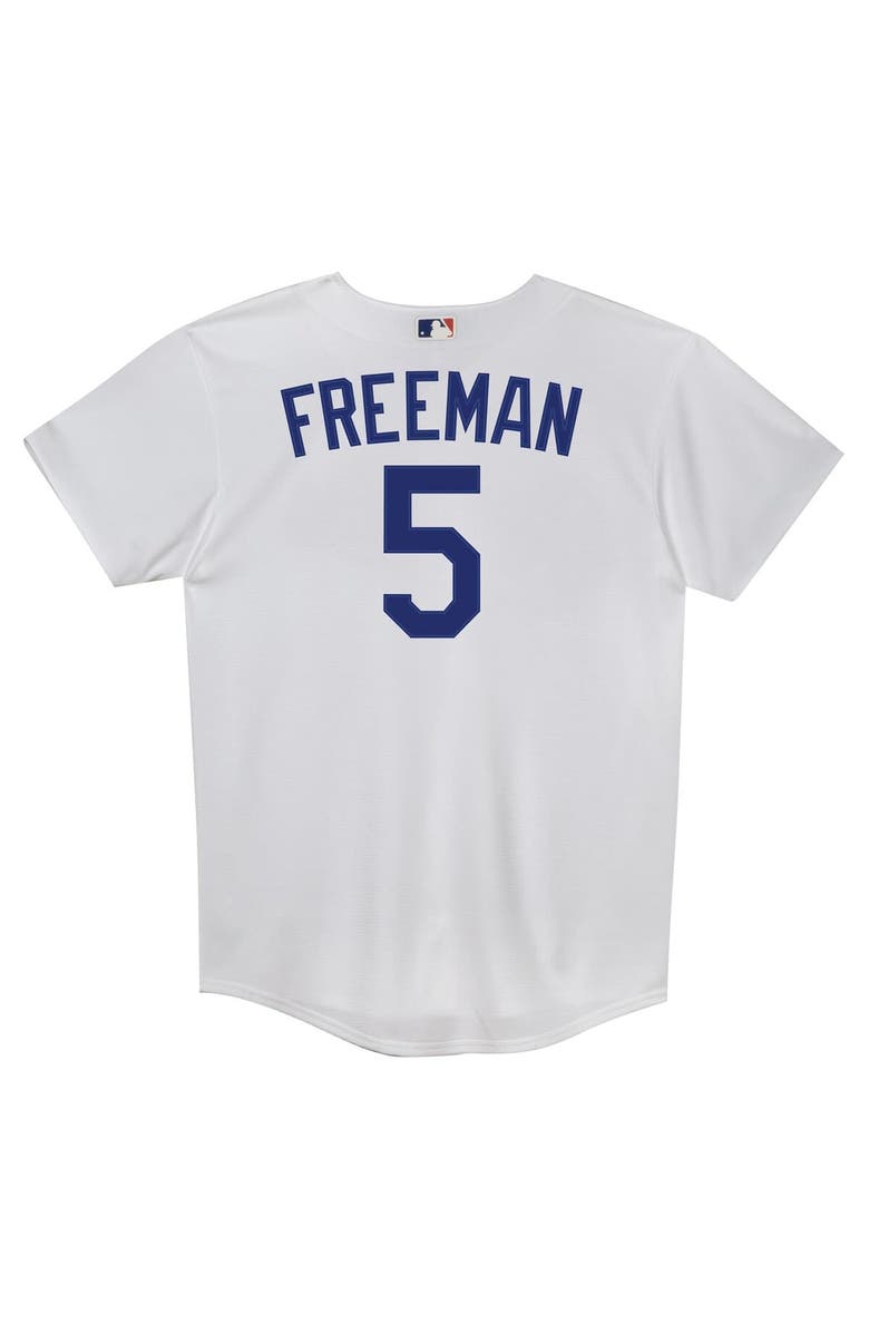 Nike Preschool Nike Freddie Freeman White Los Angeles Dodgers Home Replica Player Jersey, Alternate, color, 