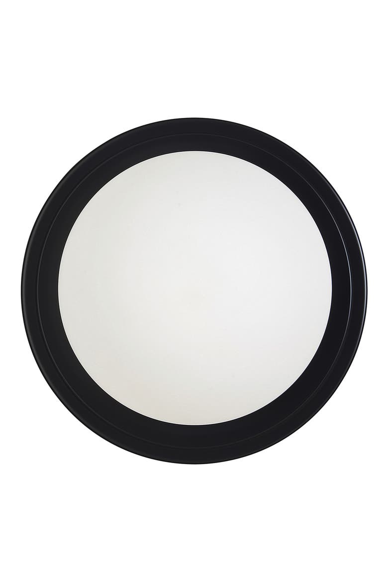 Round Wall Sconces, Alternate, color, SYBIL MATTE BLACK